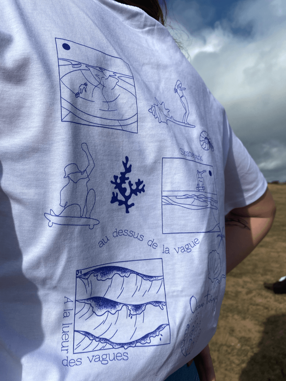TEE SHIRT - CALIFORNIA BEACH - Sun of my mind