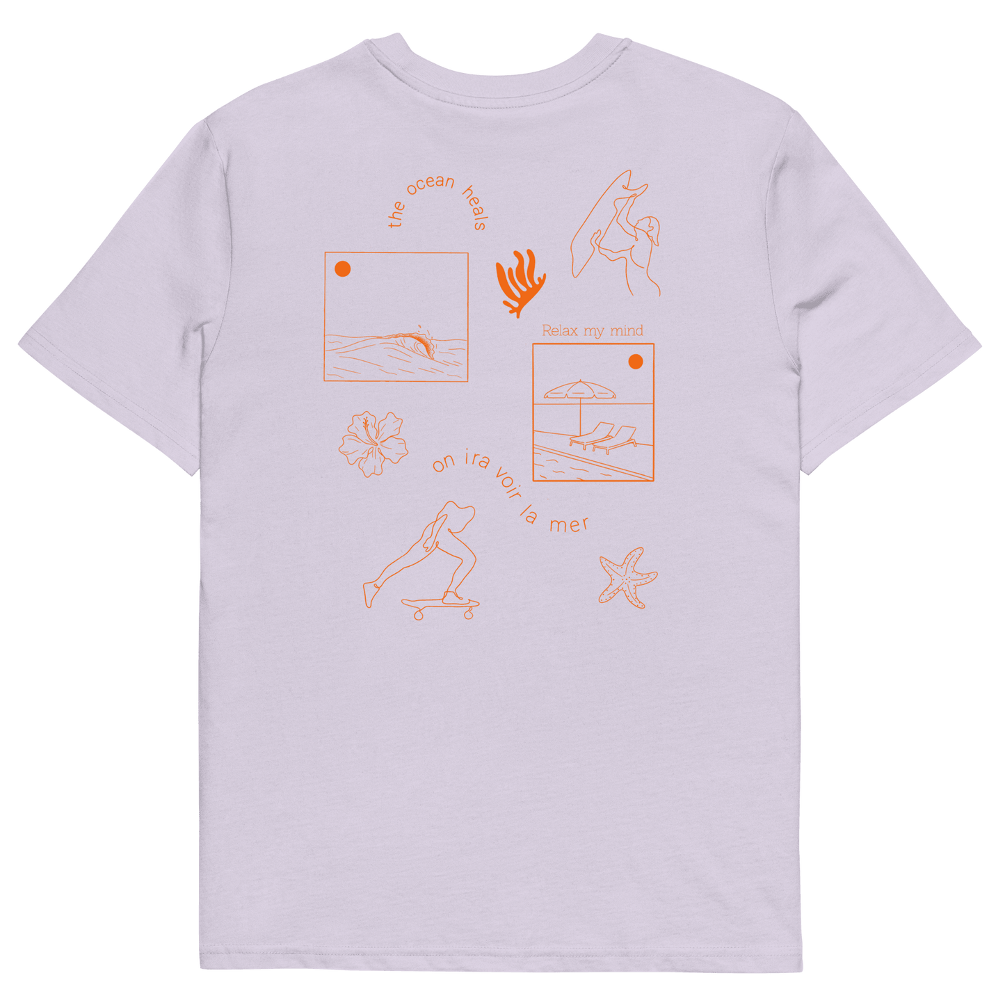 TEE SHIRT - SUNSET VIBES - Sun of my mind