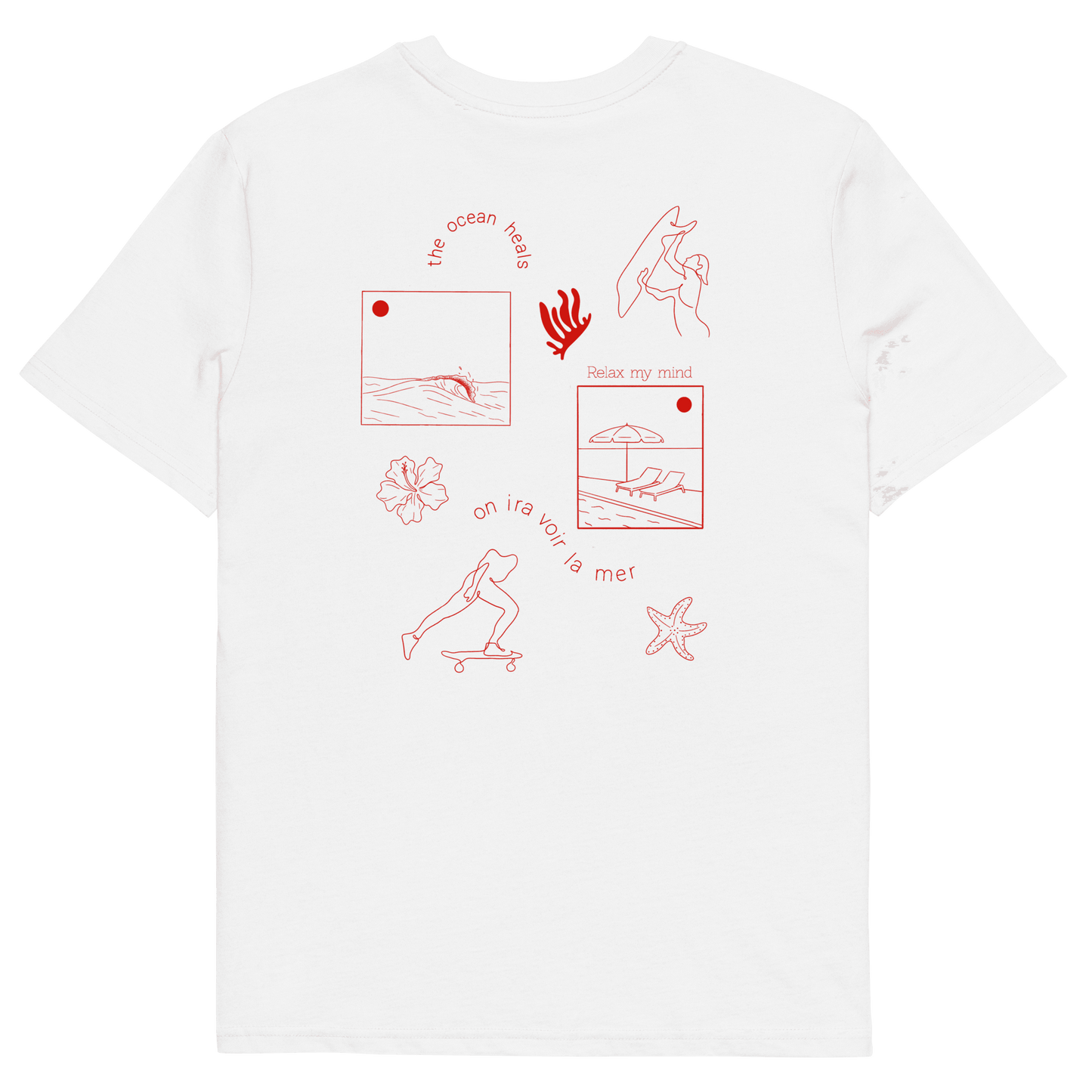 TEE SHIRT - SUMMER SURFING - Sun of my mind