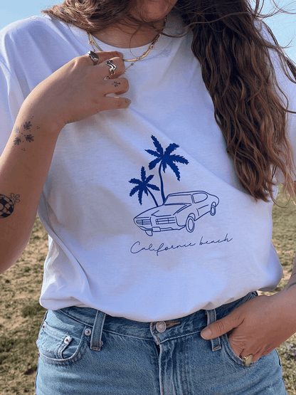 TEE SHIRT - CALIFORNIA BEACH - Sun of my mind